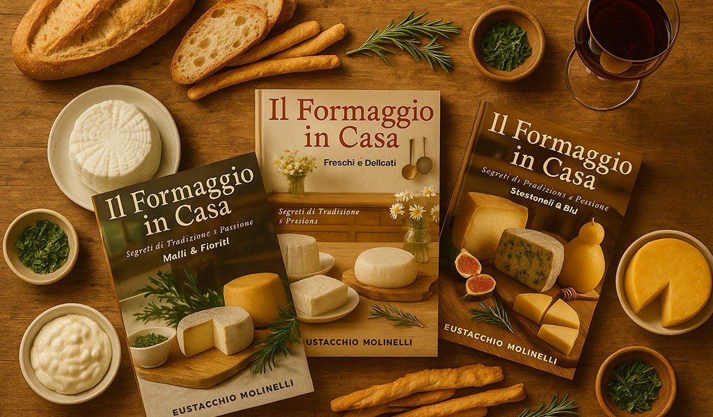 Il Formaggio in Casa: i 3 volumi che trasformano la cucina